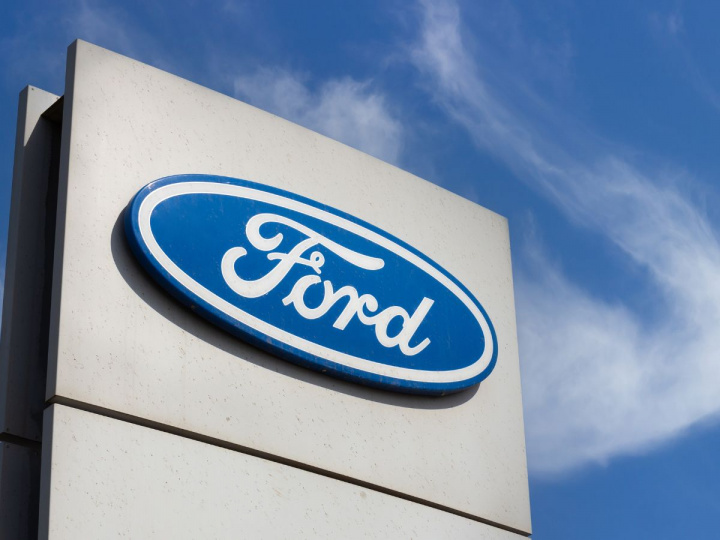 Logo azul de Ford 