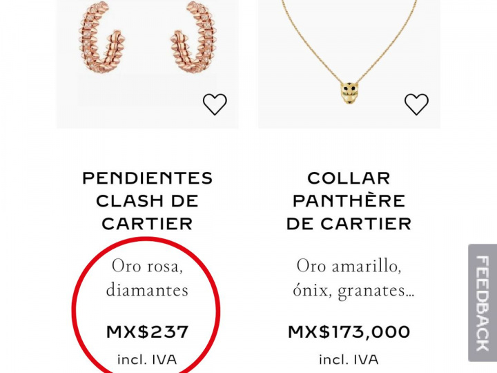 Joven compra aretes Cartier en 237 pesos, valen 434 mil