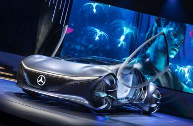 Mercedes-Benz presentó el nuevo VISION AVTR, un vehículo concepto que conecta al humano, máquina y naturaleza. Foto: *Mercedes-Benz