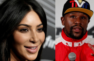 La estrella de la telerrealidad Kim Kardashian y la leyenda del boxeo Floyd Mayweather Jr. se enfrentan a una demanda. Fotos: Reuters 