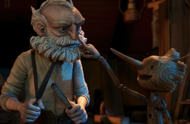 Geppetto y Pinocho de Guillermo del Toro