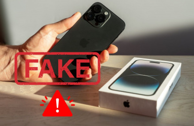 iPhone revisado para saber si es falso o no. 