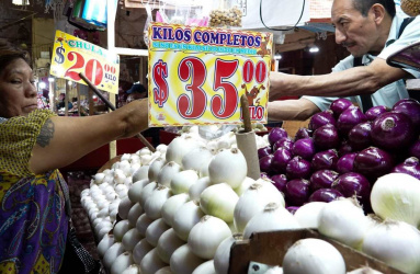 Precios de la cebolla mercdos, inflación