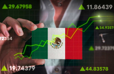 Cifras economía, bandera México