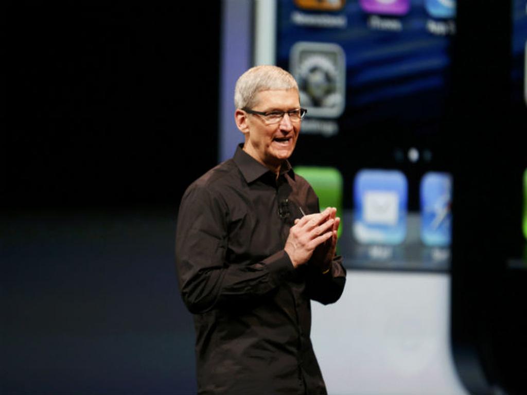 En un evento en San Francisco el CEO de Apple, Tim Cook, presentó el nuevo iPhone. Foto: Reuters