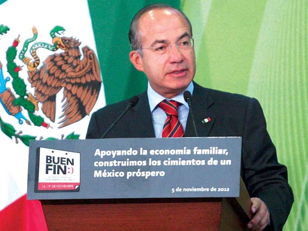 El presidente Felipe Calderón lanzó el programa de descuentos. Foto: Cuartoscuro
