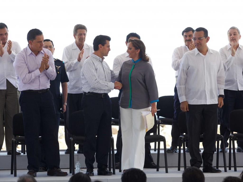 El Presidente Enrique Peña Nieto presentó la Política Nacional Turística en Nayarit. Foto: Presidencia