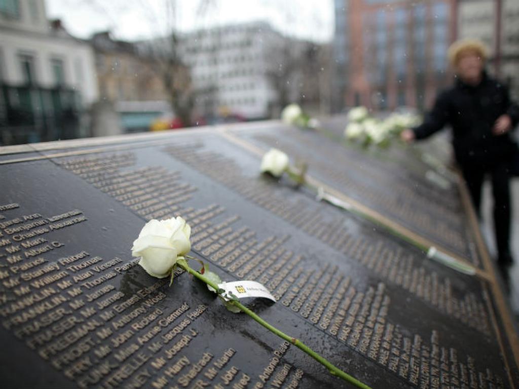 Conmemoran en Irlanda del Norte los 101 años del hundimiento del Titanic. Foto:AP
