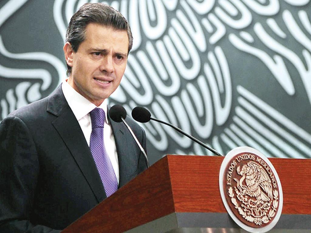 El presidente de México, Enrique Peña Nieto, dio a conocer el nuevo sistema de contrataciones del gobierno federal. Foto: Especial