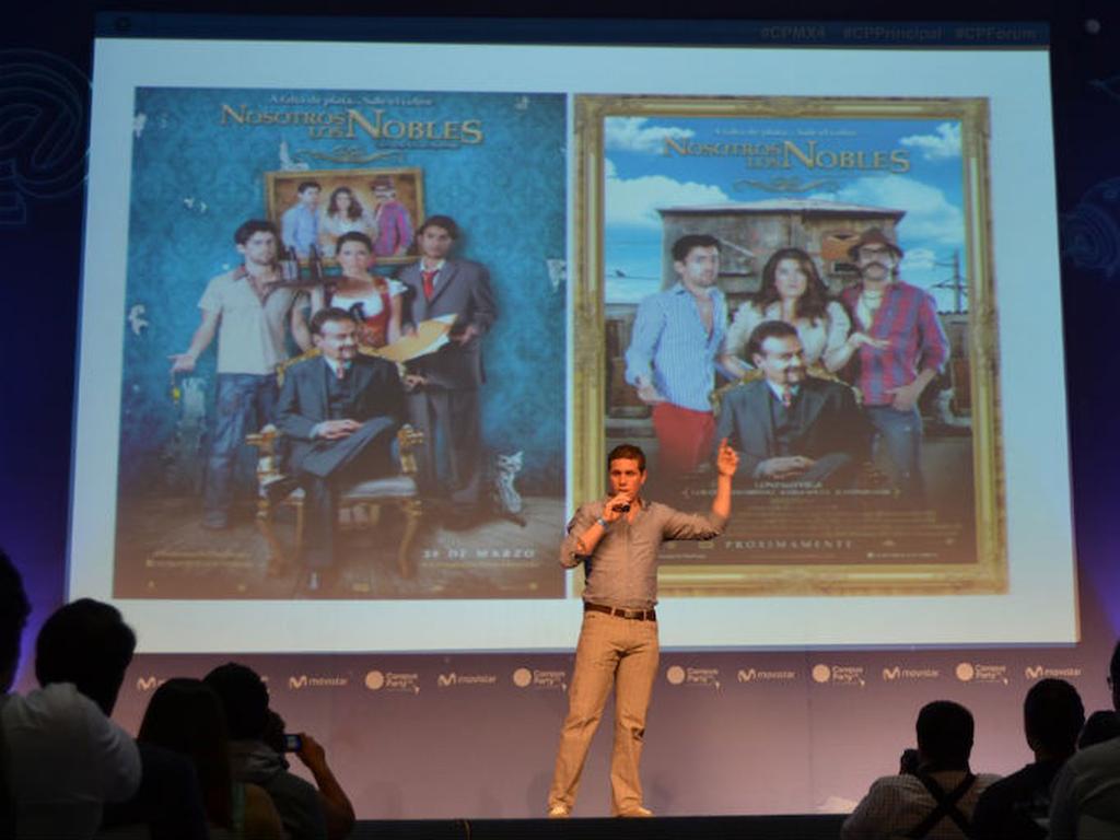 Gary Alazraki, director de la aclamada película “Nosotros los Nobles”, se presentó en Campus Party México 2013. Fotos: Elena Gómez