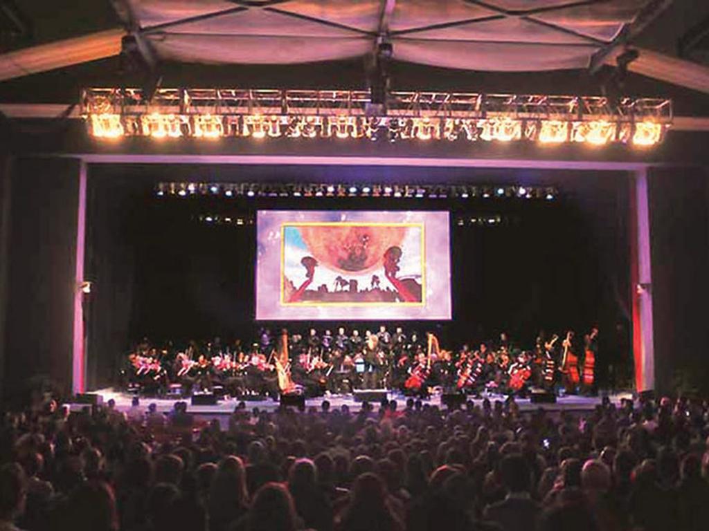 Zelda con sinfónica. The Greek Theater reunió hace unos días a fanáticos del juego y su música. Fotos: Cortesía