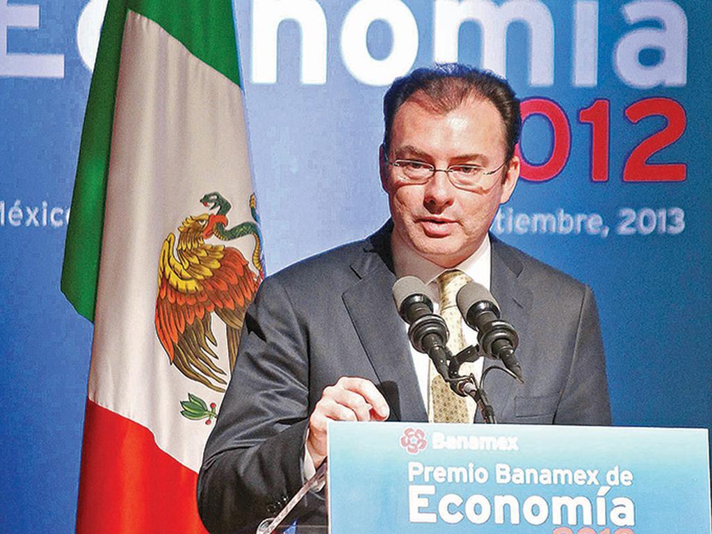 Luis Videgaray, secretario de Hacienda, dijo que la actividad económica pasa por un periodo de desaceleración. Foto: Mateo Reyes
