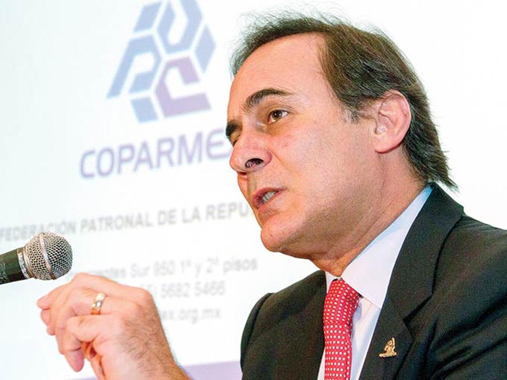 Juan Pablo Castañón, presidente de la Coparmex. Foto: Notimex