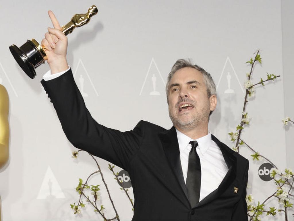 El director ganador del Óscar Alfonso Cuarón es el único mexicano presente en la lista de este año de las 100 personas más influyentes que cada año realiza la revista Time. Foto: Getty