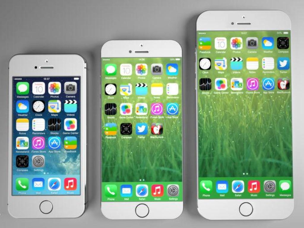 Actualmente, el iPhone de Apple tiene una pantalla de 4 pulgadas. Foto: Especial