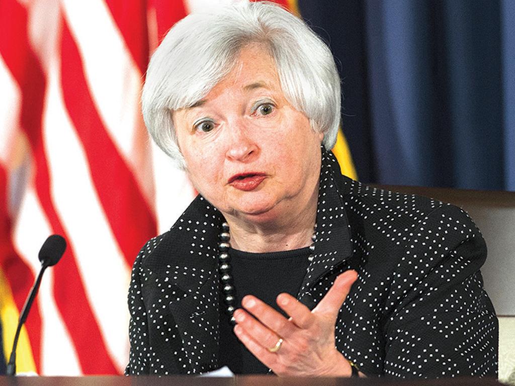 Janet Yellen, presidenta de la Reserva Federal de Estados Unidos. Foto: AFP