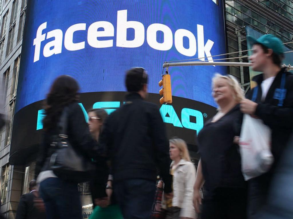 Unos resultados mejores de lo previsto hacían subir las acciones de Facebook más de un 6 por ciento. Foto: Getty