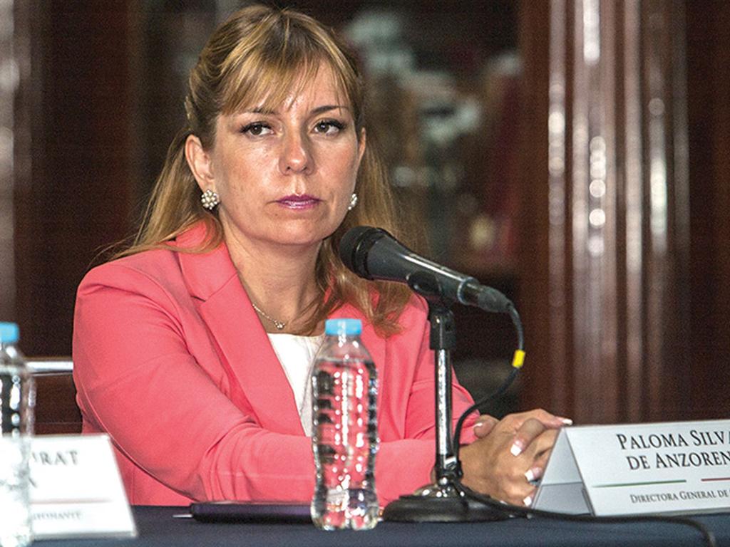 Paloma Silva, comisionada nacional de Vivienda, concedió ayer una entrevista a Excélsior Televisión. Foto: Luis Enrique Olivares