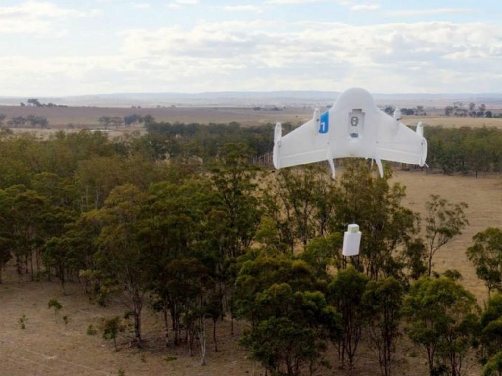 El diseño del dron es un híbrido entre un avión y un helicóptero. Foto: Google