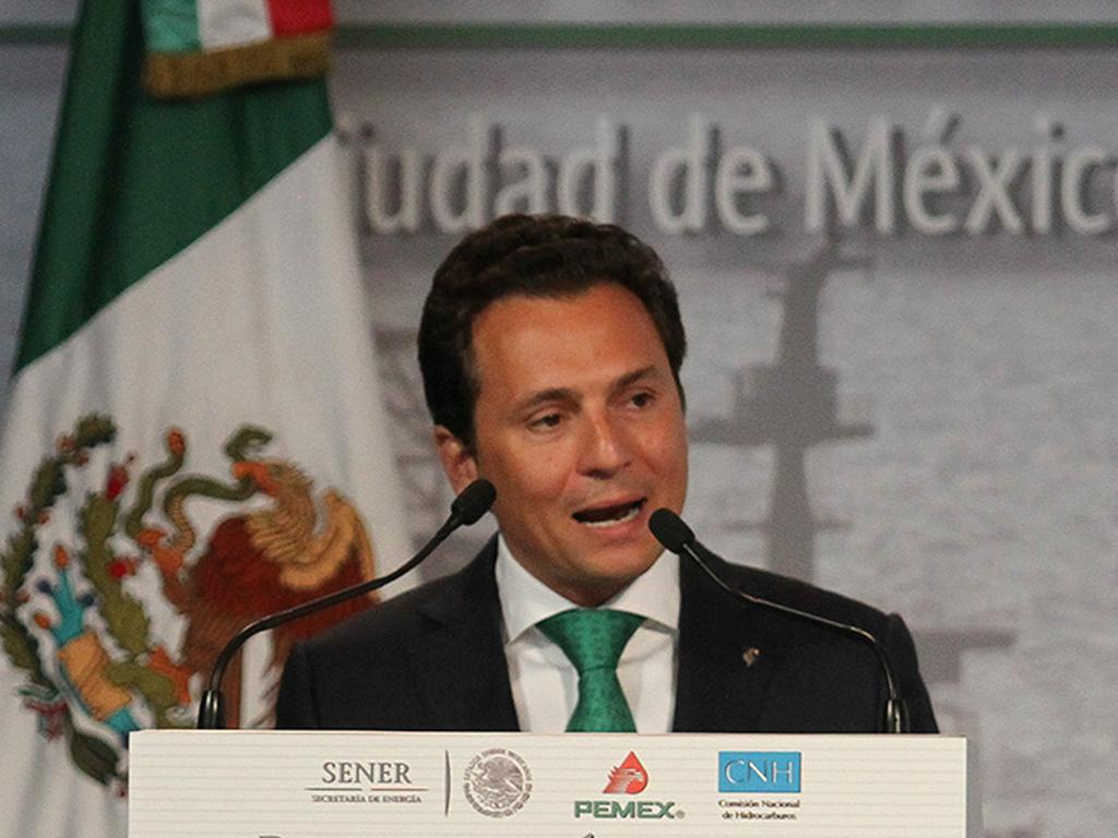 Emilio Lozoya anunció la creación de tres filiales que fortalezcan las actividades sustantivas para el desarrollo de Pemex. Foto: Cuartoscuro