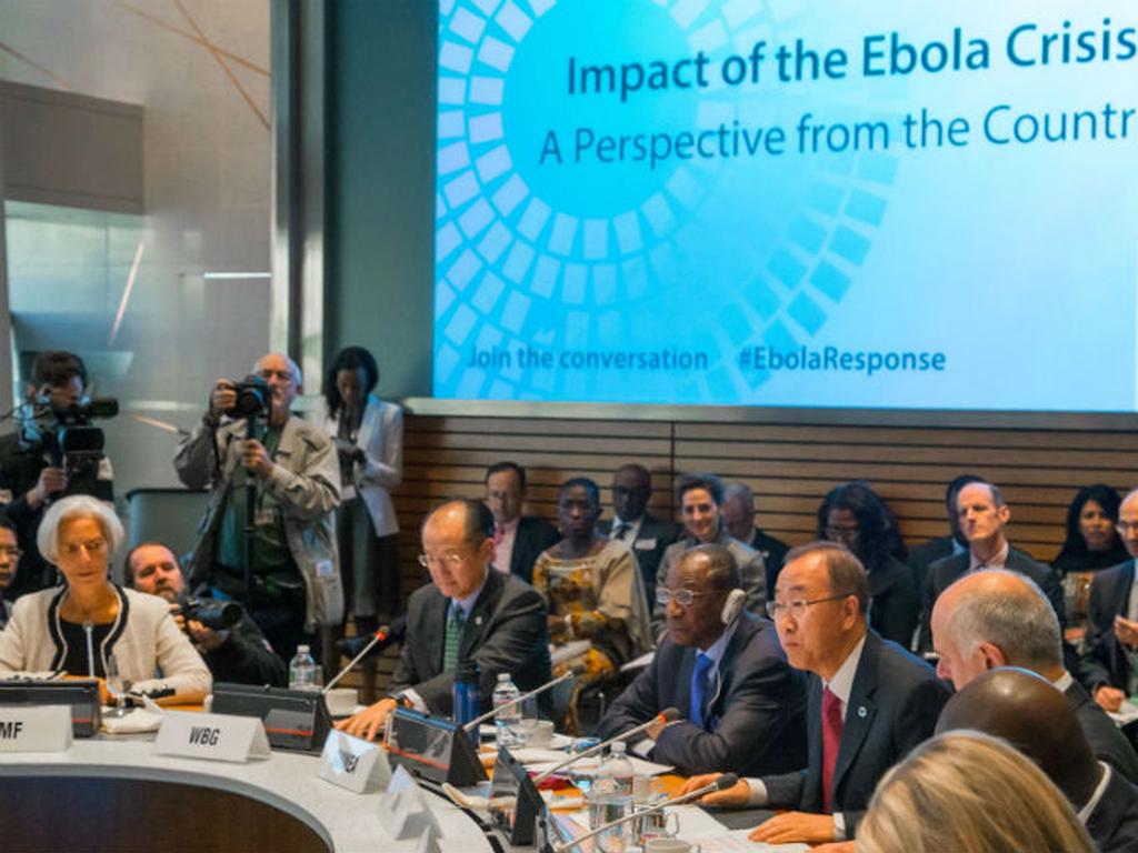 El ébola se convirtió en un referente de los trabajos de otoño del Fondo Monetario Internacional y el Banco Mundial. Foto: Reuters