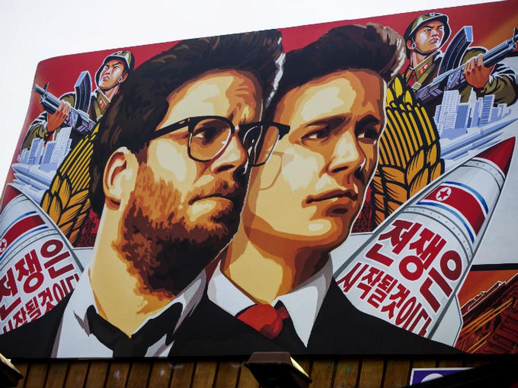 La comedia de Seth Rogen y James Franco trata sobre un complot estadounidense para acabar con la vida del dictador norcoreano Kim Jong-Un. Foto: AP