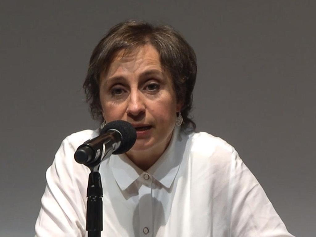 La periodista Carmen Aristegui hizo un llamado a MVS Comunicaciones y MVS Radio, en el que señaló estar dispuesta a regresar a la empresa junto con su equipo, pues su mayor interés es “seguir haciendo periodismo”. Foto: Cuartoscuro