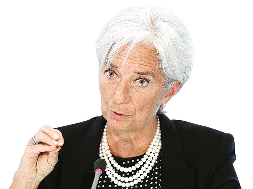 Christine Lagarde, directora gerente del Fondo Monetario Internacional (FMI). Foto: AFP