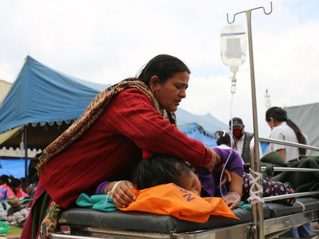 Al menos 940 mil niños que, viven en áreas gravemente afectadas por el terremoto ocurrido ayer en Nepal. Foto: UNICEF.