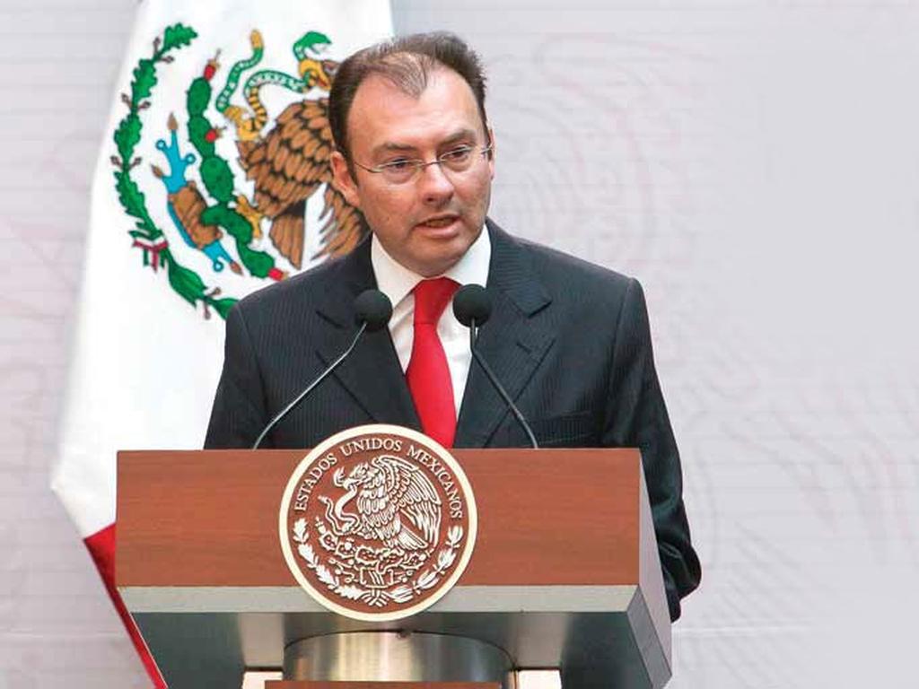 México, protegido para enfrentar embate del exterior: Videgaray. Foto Notimex