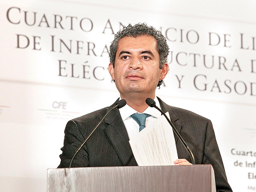 Enrique Ochoa Reza, director de la Comisión Federal de Electricidad (CFE). Foto: David Hernández