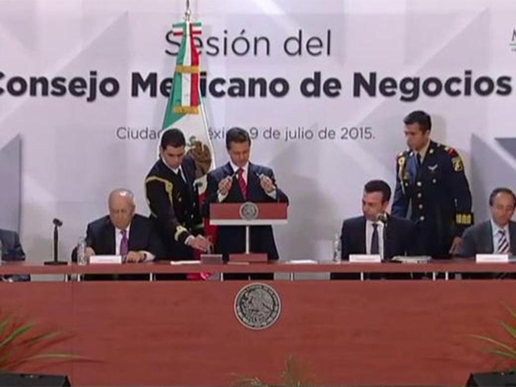 Peña Nieto destacó que este tipo de acciones reafirma la convicción de que hay condiciones óptimas para invertir en el país. Foto: @PresidenciaMX 