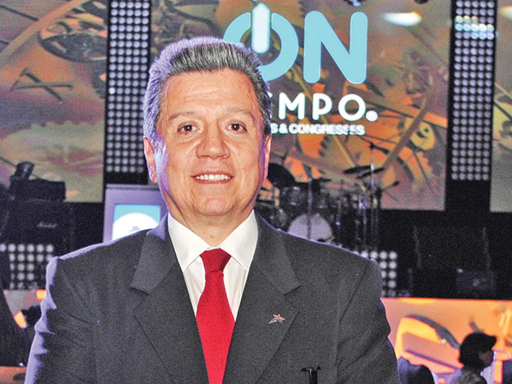 José Luis Castro, CEO de Corporate Travel Services, en  la presentación de On Tempo. Foto:Especial