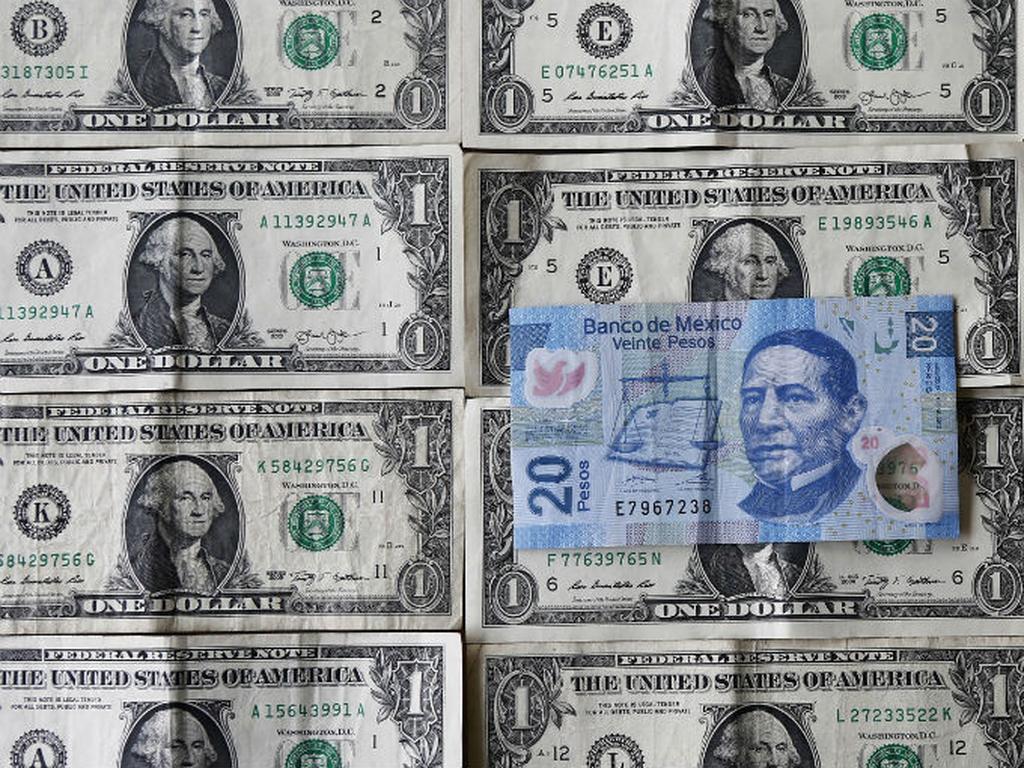 El peso mexicano acumula en lo que va del año una depreciación del 12.7 por ciento. Foto: Reuters