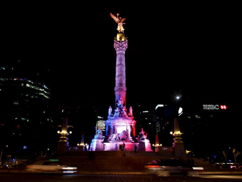 Ángel de la Independencia, México. Foto: Reuters