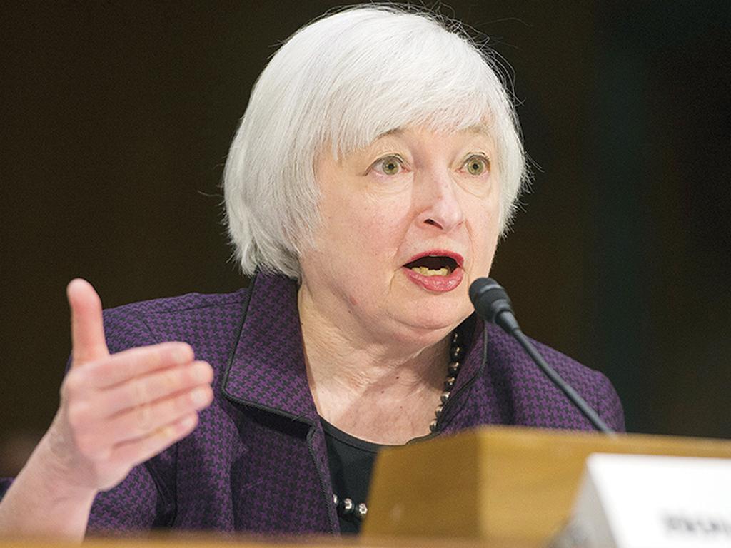 Yanet Yellen, presidenta de la Reserva Federal de Estados Unidos. Foto: AFP/Archivo