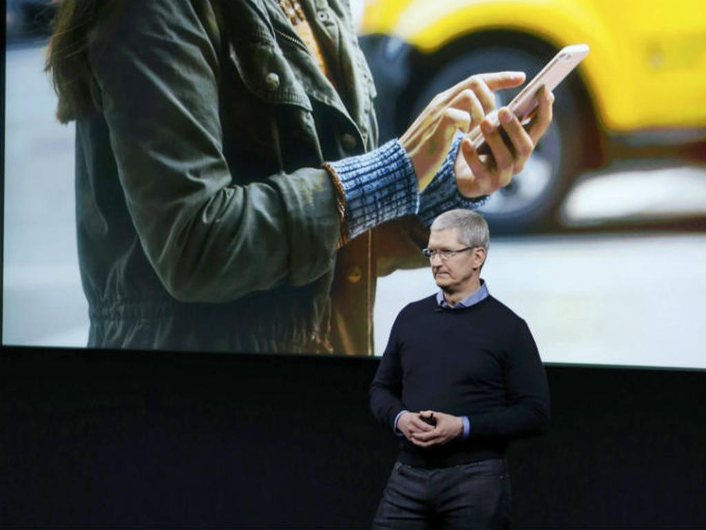 Este lunes 21 de marzo Apple presentó en sus oficinas de Cupertino novedades de sus productos. Foto: Reuters