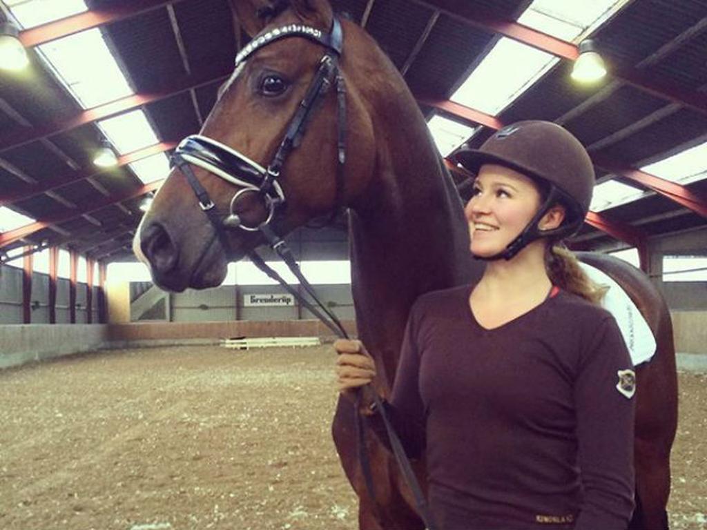 La verdadera pasión de Alexandra es la equitación. Foto: Instagram de alexandraandresen