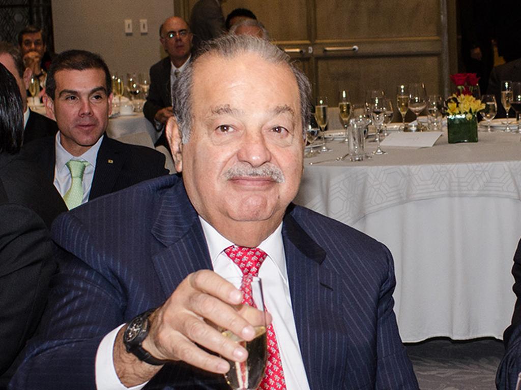 Según reportes de la revista Forbes, la fortuna de Carlos Slim reportó una baja anual de 27 mil 100 mdd durante 2015 y los primeros meses de 2016. Foto: Archivo