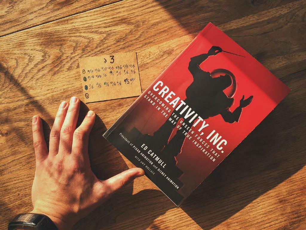 “Creativity, Inc.” de Ed Catmull. Foto: Instagram de dombrauskis