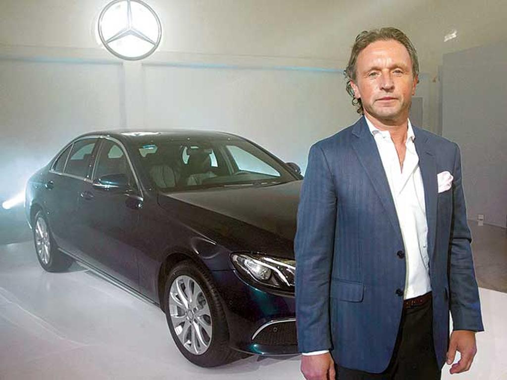 Radek Jelinek, director de Mercedes-Benz, dijo que la clase E es vital para la marca a escala global.  Foto: David Hernández