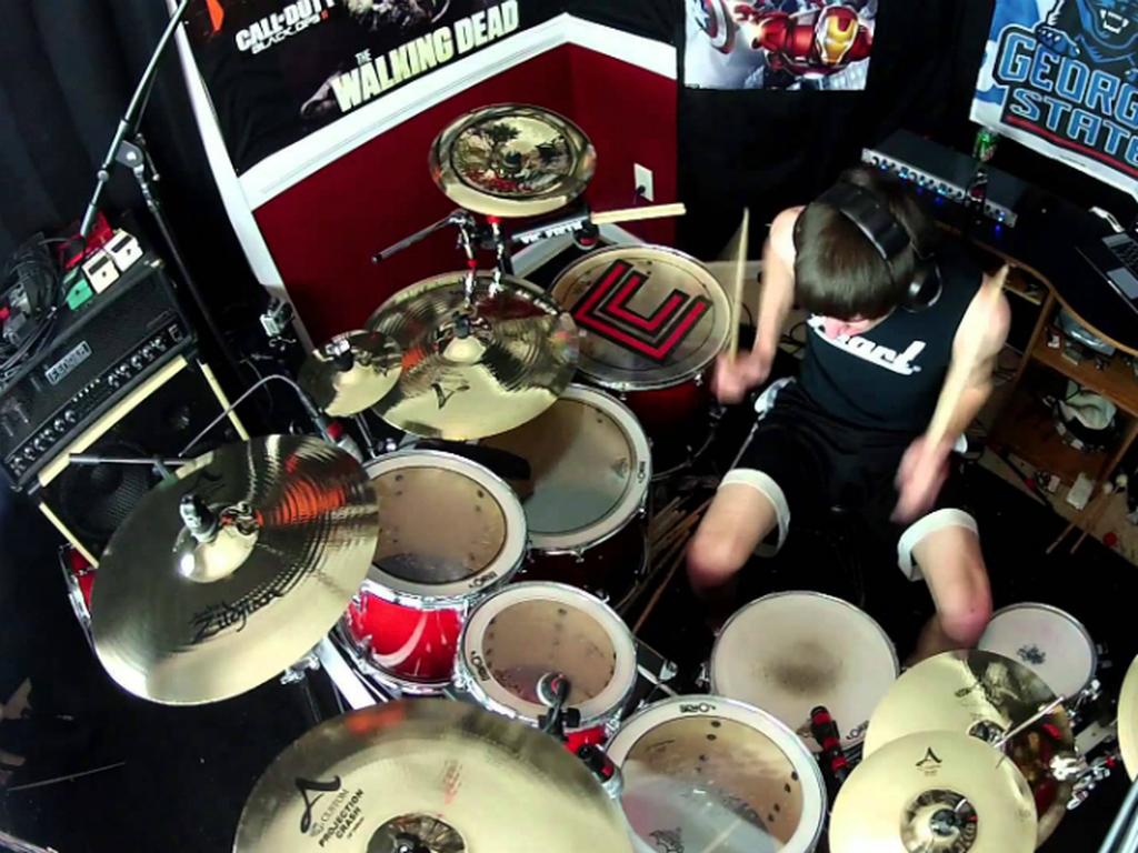 Casey Cooper es un baterista con más de un millón de seguidores en YouTube.  Foto: Youtube