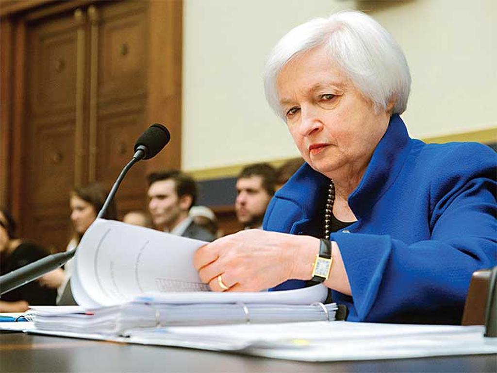 Janet Yellen,  presidenta de la Reserva Federal  de Estados Unidos. Foto: AFP