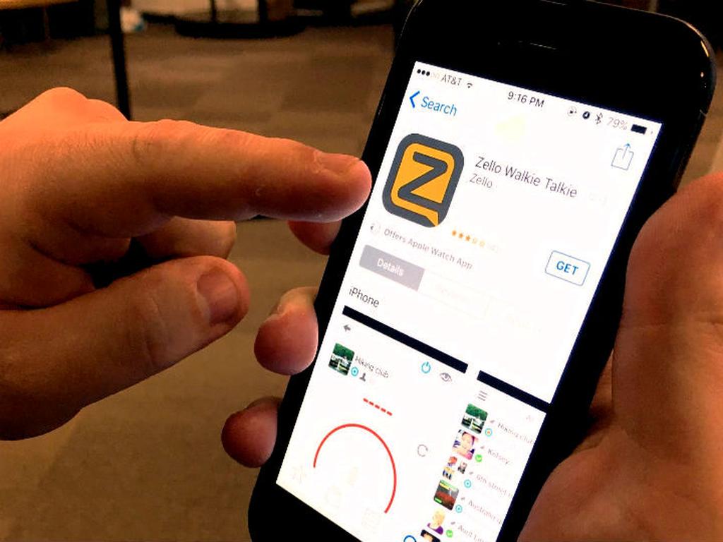 App tuvo 500 mil descargas tras el sismo; Zello es un walkie-talkie virtual. Foto: 11Alive