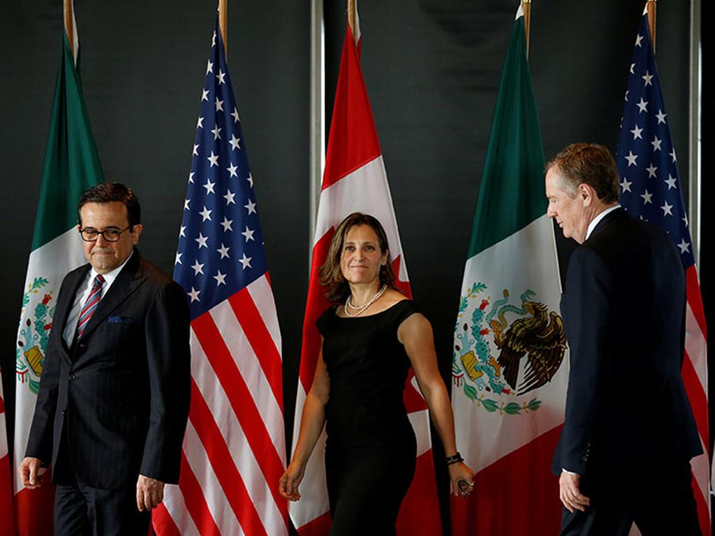 La próxima ronda de negociación del TLCAN se realizará del 25 de febrero, al 5 de marzo en la Ciudad de México. Foto: Archivo Reuters