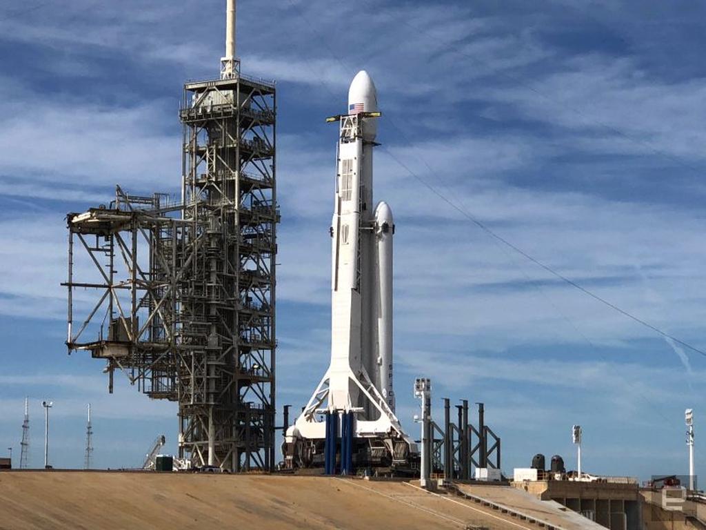 El jueves 10 de mayo, SpaceX preparaba el lanzamiento desde Cabo Cañaveral. Foto: Reuters