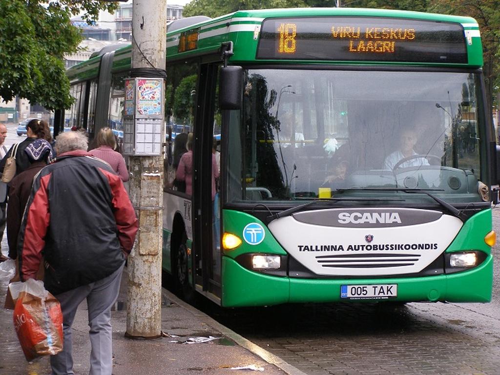 Hace 5 años, Tallinn, la capital de Estonia, comenzó a otorgar transporte público a todos sus residentes. Foto: Wikimedia