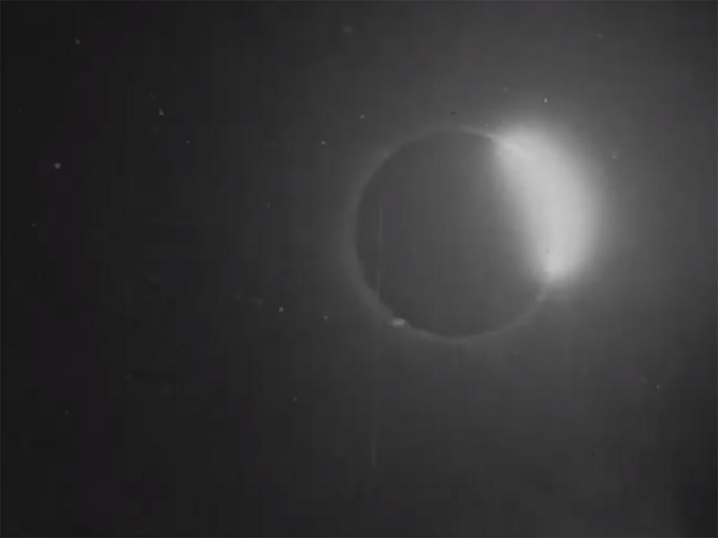 Publican el primer video de un eclipse solar filmado en 1900