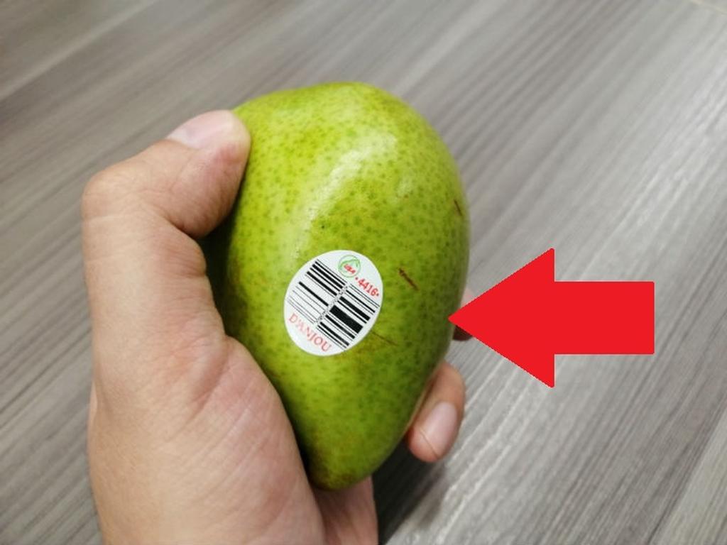 ¿Por qué deberías fijarte si la etiqueta de la fruta tiene un 8? Foto: Archivo