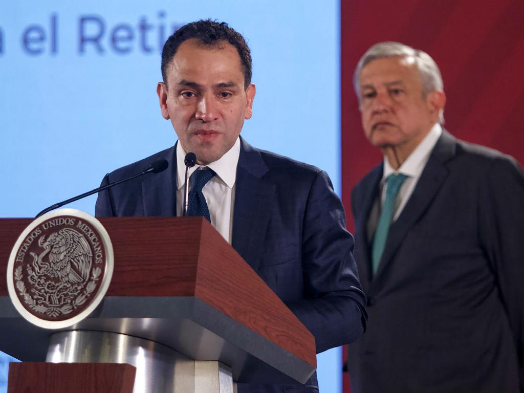 El titular de la Secretaria de Hacienda, Arturo Herrera, anunció la estrategia para fortalecer el fondo de pensión para los trabajadores. Foto: Cuartoscuro 